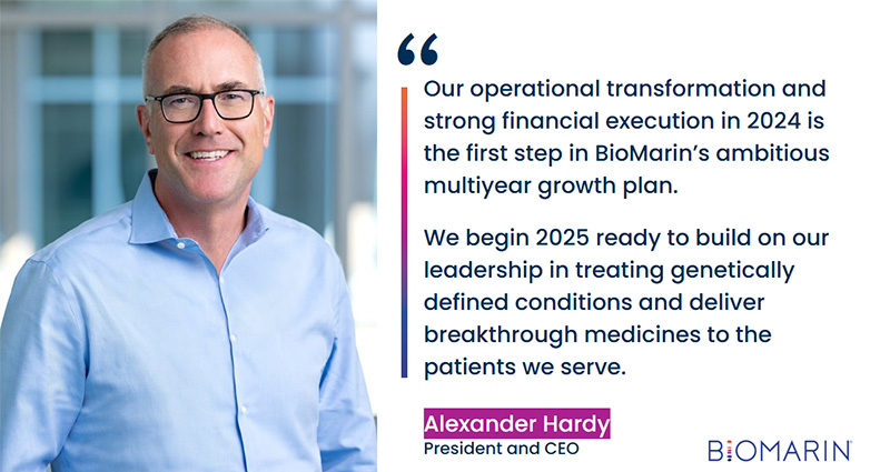 Quote from Alexander Hardy, President and CEO